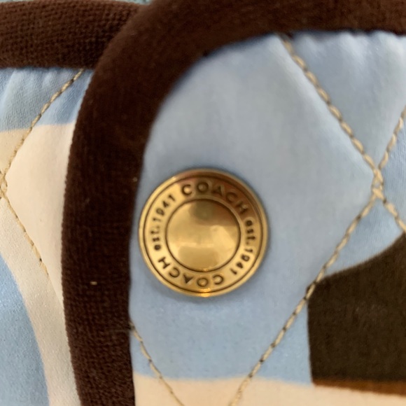 Coach XS jacket real fur, logo print. - Picture 5 of 6